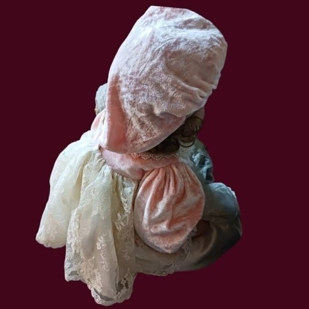Vintage vinyl doll pink and white "14" - Picture 6 of 12